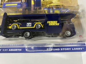 【n1960】ホットウィール プレミアム FIAT 131 ABARTH フィアット / SECOND STORY LORRY ロリー チームトランスポート カーカルチャー