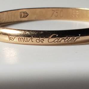 Cartier カルティエ K18YG（750）サイズ18号 指輪 1.35gの画像3