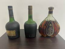 1円～ 3本セット COURVOISIER クルボアジェ VSOP ナポレオン XO _画像2