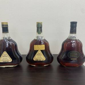 1円～ 6本セット Hennessy XO ヘネシー XO クリアボトル 金キャップ 黒キャップ の画像5