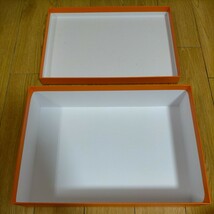 ★【送料無料】エルメス 空き箱 バッグ オレンジ BOX 　4種類　美品_画像3