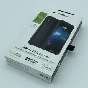 mophie juice pack Access Apple iPhone XR 2000mAhバッテリー内蔵ケース 6.1インチ Black ワイヤレス充電器 Qi対応 401002824