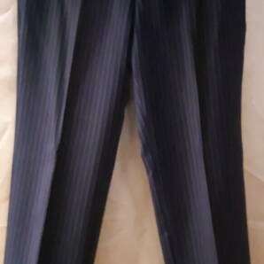 BURBERRY BLACK LABEL スーツ ブルー ストライプ 40R 紳士 中古品の画像7