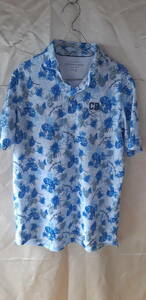 CUTTER&BUCK カッターアンドバック　半袖ポロシャツ　ブルー系　Lサイズ　ゴルフ