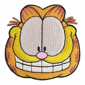 A-40【 アイロンワッペン 】 刺繍ワッペン アップリケ リメイク ガーフィールド GARFIELD 猫 ネコ cat キャット