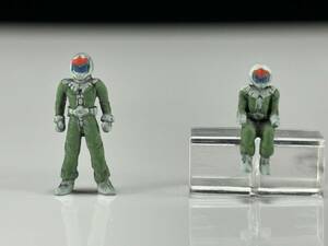 Art hand Auction MG 1/100 Zeon Soldier Figure (Vert) Ensemble complet peint, personnage, Gundam, Produit fini