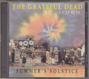 CD GRATEFUL DEAD - SUMMER'S SOLSTICE - LIVE AT MOUNTAIN VIEW, CA. JUNE 1989 グレイトフル・デッド 2枚組