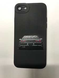 誰も持ってない？GT-R　R32リヤショット　iphone７か８かSE用　シリコンケース　送料サービス！