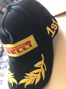  price cut!Pirelli Champions Cap Pirelli cap hat black postage service 