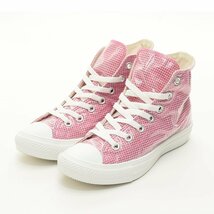 ◇508667 CONVERSE コンバース ハイカット スニーカー ALL STAR LIGHT CLEARLAYER HI オールスター ライト クリアレイヤー 22.5cm ピンク_画像1