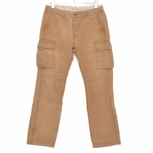 ◆489264 MOMOTARO JEANS 桃太郎ジーンズ ◇カーゴパンツ ミリタリーパンツ サイズ34 メンズ ベージュ