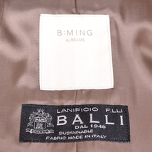 □465460 B：MING by BEAMS ビーミング ビームス ■ショートコート メルトンウールBALLI フードショートコート サイズM 20AW レディース_画像7