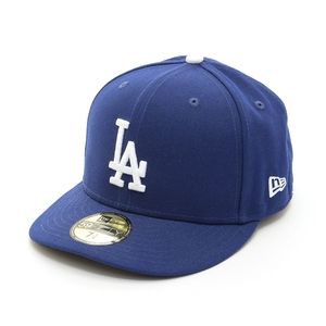 ●507194 NEW ERA ニューエラ ●ベースボールキャップ 帽子 LA 59FIFTY サイズ57.7cm メンズ ブルー