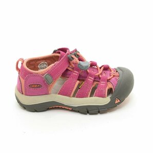 ◇511800 KEEN キーン サンダル NEWPORT H2 ニューポート サイズ17cm キッズ 子ども 女の子 ピンクの画像4