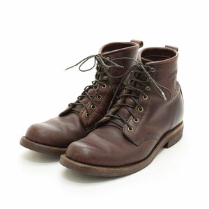 ◆505849 CHIPPEWA チペワ ◆6インチプレーンブーツ CORDOVAN コートバン 99936 サイズ9D（27.0cm） メンズ バーガンディ