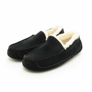 ◆507207 UGG アグ ◆スリッポンシューズ スニーカー アスコット モカシン 1101110W サイズ27.0cm メンズ ブラック