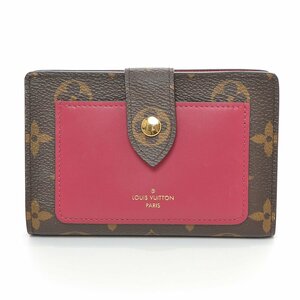 □422449 LOUIS VUITTON ルイヴィトン 二つ折り財布 ポルトフォイユ・ジュリエット モノグラム M69433 レディース フューシャ レッド