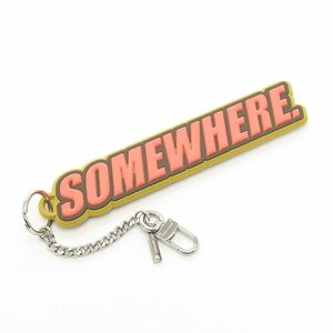 □499258 MARC JACOBS マークジェイコブス キーホルダー SOMEWHERE. シリコン バッグチャーム RUNWAY着用アイテム レディース