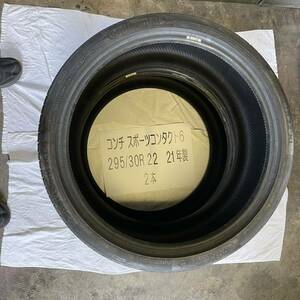 21年製 コンチ6 295 30 22 コンチネンタル Sport Contact 6 295/30R22 2本