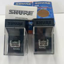 SHURE N44G M44G カートリッジ レコード針 2個　シュアー ケース付 _画像1