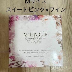 みみりーShop様専用 VIAGE ナイトブラ Mサイズ スイートピンク×ワイン モスグリーン×グレー