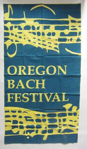 OREGON BACH FESTIVAL音符プリント フラッグ旗/D104