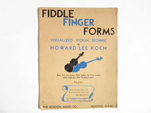 1945年/USA製/バイオリン用/楽譜/譜面/FIDDLE FINGER FORMS/ディスプレイ/インテリア/店舗什器/アメリカ製/米国製/D128-71-2984