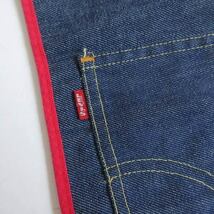 USA製 LEVI'S リーバイス ビッグE 不均等V 濃紺 デニム ランチョンマット 濃い色 ディスプレイ アメリカ製 ビンテージ D144-71-0003X_画像3