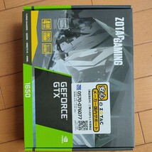 ZOTAC GAMING GEFORCE GTX1650GTX GDDR6 ロープロ対応_画像1