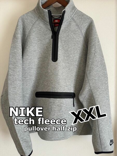 NIKE tech fleece half zip pullover(XXL)