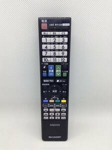 R2◆SHARP シャープ GA961WJSA リモコン テレビリモコン　AQUOS アクオス LC-32R5 LC-32R5対応 【保証あり】240321