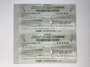 【希少品セール】 東急株式会社 五島美術館他株主優待共通ご招待券 有効期限2024年５月31日まで 1枚〜3枚