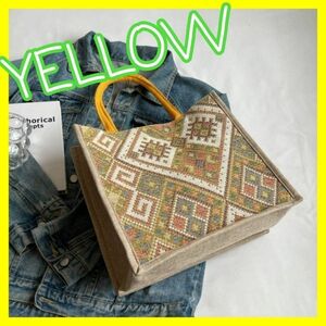 【ジュードバッグ/黄】トートバッグ エコバッグ ジュードバッグ マザーズバック 鞄 カバン バック BAG YELLOW