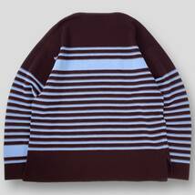 NKNIT / ンニット 23SS cotton nylon striped knit / コットンナイロンストライプニット NKNIT23SS-0250 0 SSM3280 ボーダー プルオーバー_画像2