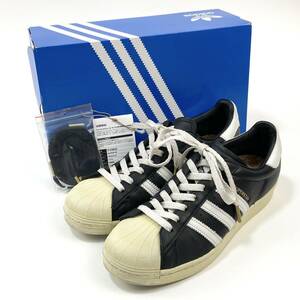 adidas / アディダス 21AW SUPERSTAR / スーパースター FV2832 27.5cm SSM2827 ブラック レザー スニーカー シューズ