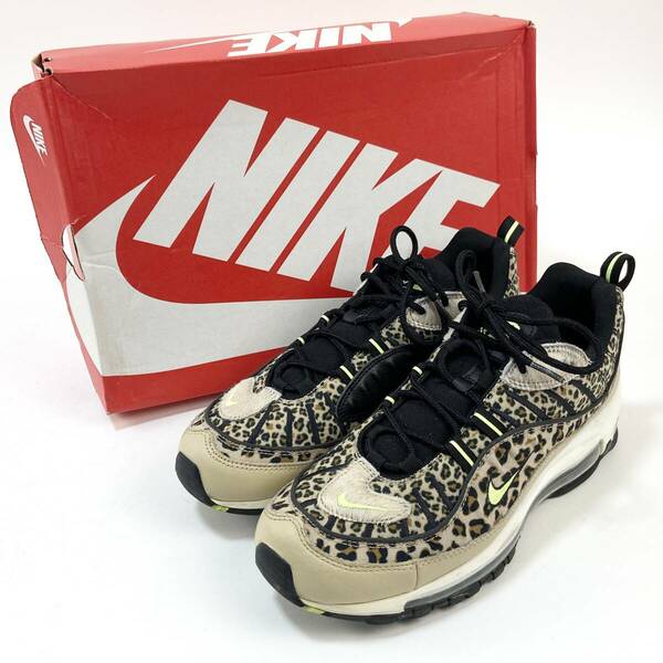 NIKE / ナイキ W AIR MAX 98 PRM Animal Pack LEOPARD / ウィメンズ エア マックス 98 プレミアム レオパード BV1978-200 27cm SSM2839