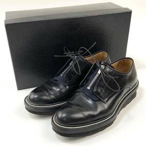 COURTLEY&SONS / コートリー&サンズ Derby ＋ Zip / フロントジップ ダービーシューズ 4J.10.09.PZ 7D SSM2824 革靴 レースアップ