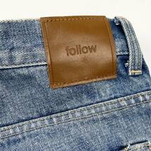 follow / フォロー Slim Tapered Jeans / スリムテーパードジーンズ MP001 32 SSM3304 ウォッシュド加工 デニムパンツ メンズ_画像9