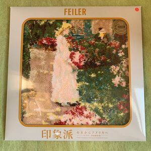 ★フェイラー★FEILER★ウスター美術館展　印象派　モネからアメリカへ　ハンカチ　ピンク　1枚　