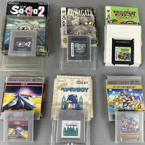 D4IA8 Nintendo 任天堂 GB GAME BOY ゲームボーイ カセット 箱付き まとめ 28点 ドラクエ ドンキーコング 星のカービィ2 ポケモン の画像10