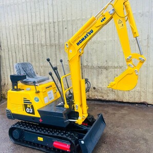 コマツKOMATSU★ミニユンボ★PC 03-1★869 H★新品シート★ ディーゼル★ 0.7Tクラス★埼玉県★下取りOK★の画像2