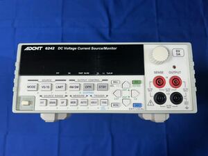 【現状渡し品】ADCMT 6242 エーディーシー DC Voltage current souree / Monitor 直流電圧・電流源モニタ 【送料無料】 B375