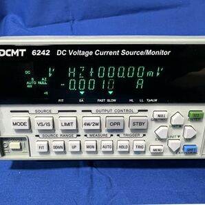 【現状渡し品】ADCMT 6242 エーディーシー DC Voltage current souree / Monitor 直流電圧・電流源モニタ 【送料無料】 B375の画像2