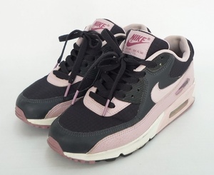 S6 NIKE ナイキ AIR MAX 90 ウィメンズ エアマックス 90 レディース 24cm ピンク×黒 325213-059