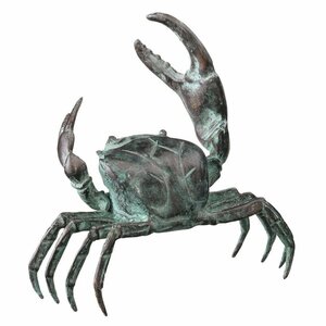  crab . casting bronze garden carving image : small 1 set high quality Lost wax bronze made carving image art industrial arts collection art imported goods 