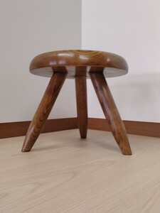 furniture-worker-craftman stool！！　オーク無垢ヴァーサタイルスツール　長期保管品！