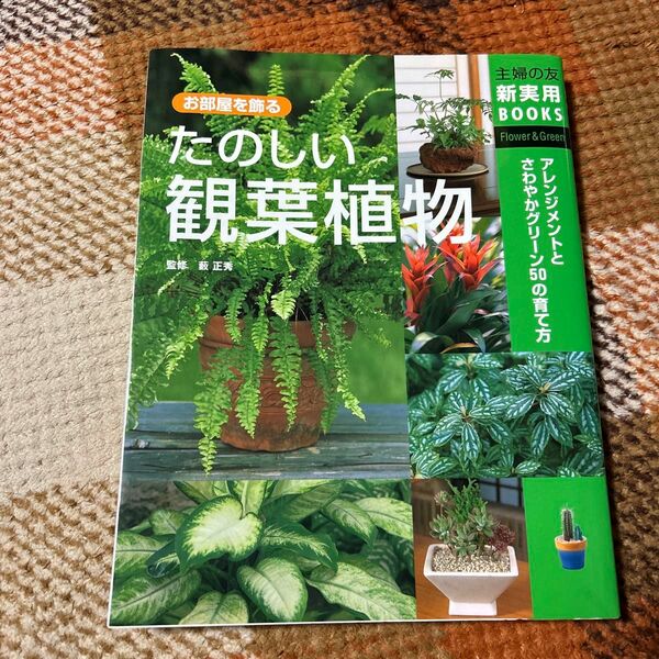 たのしい観葉植物　お部屋を飾る　アレンジメントとさわやかグリーン５０の育て方 薮正秀／監修　主婦の友社／編