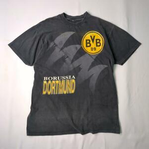 90s 00s サッカー ヴィンテージTシャツ ドルトムント フェード Dortmund 香川 Soccer vintage football 