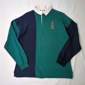 90s Champion 96アトランタオリンピック ラガーシャツ バイカラー Atlanta Olympic 1996 チャンピオン XXL 古着 