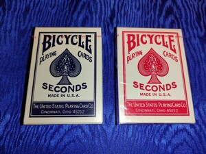 BICYCLE №808 SECONDS 赤青　未開封